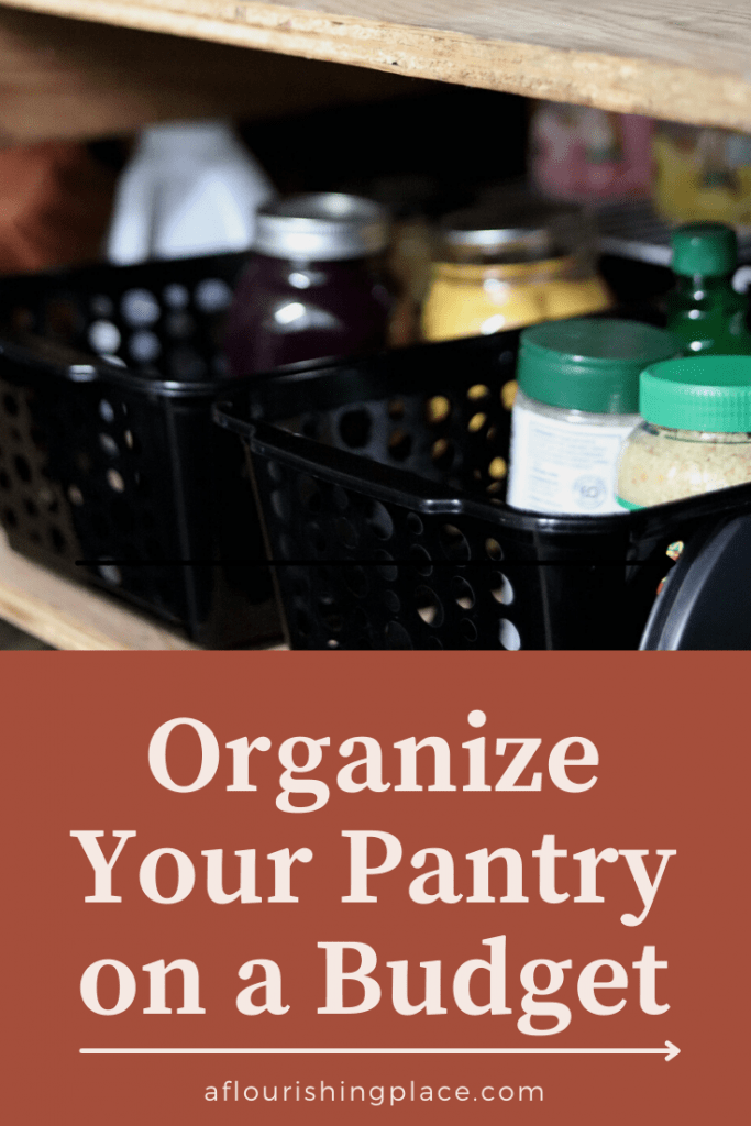 Organize your pantry on a budget